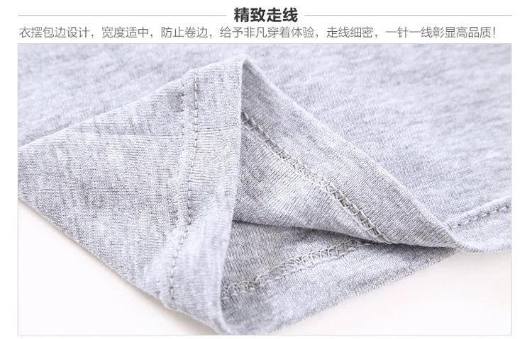 1/3 Pack Four Seasons Men's Cotton Joker Vest Teenagers Simple Fit Sports Fitness T-shirt Middle-aged Casual Sleeveless T-shirt